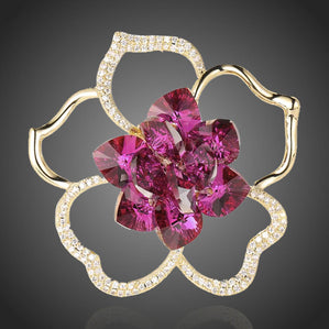 Brošňa cyklaménový kvet Cyklamenia