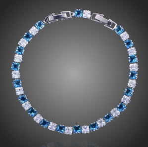 Náramok s modrými zirkónmi Belladia