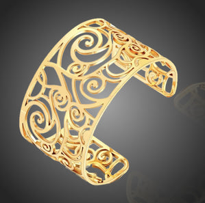 Náramok hrubý z chirurgickej ocele Afrodita