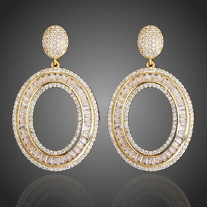 náušnice kruhy luxusné