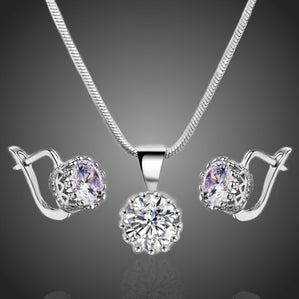 set luxusnej bižutérie so zirkónmi