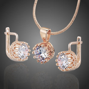 set s čírymi zikrónmi jednoduchý pozlátený