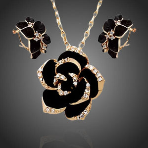 Set s kvetmi ruže Rosellina