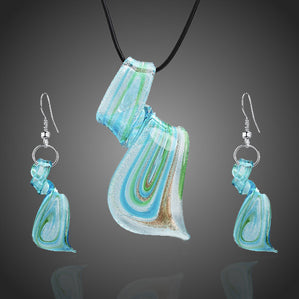 Šperkový set Murano Tyrkys