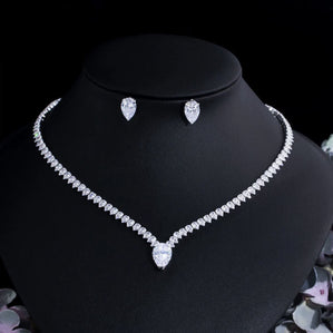 spoločenský a svadobný set bižutérie so zirkónmi