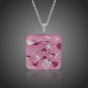 Náhrdelník Arte sklenený  Soul ružový