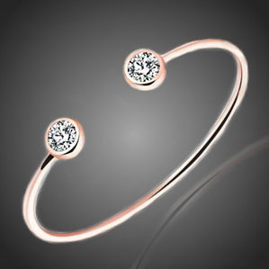 Náramok z chirurgickej ocele s krištáľmi Landanias