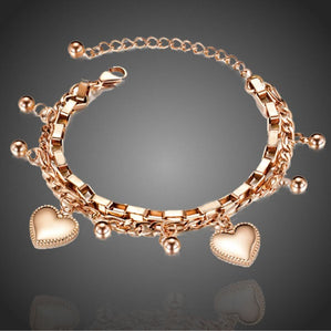 Náramok srdce z chirurgickej ocelel LadyLoves