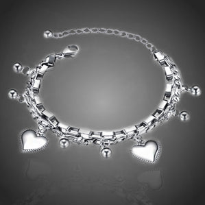 Náramok  srdce z chirurgickej ocele LadyLove