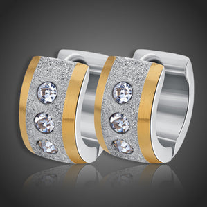 Náušnice kruhy z chirurgickej ocele Caruso GW