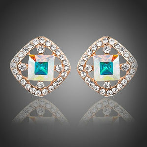 Náušnice s dúhovými krištáľmi Kalina