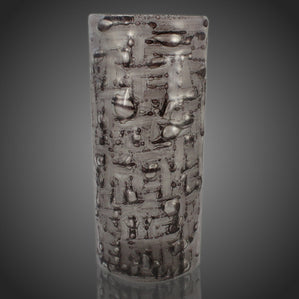 originálna váza hnedá maľovaná veľká